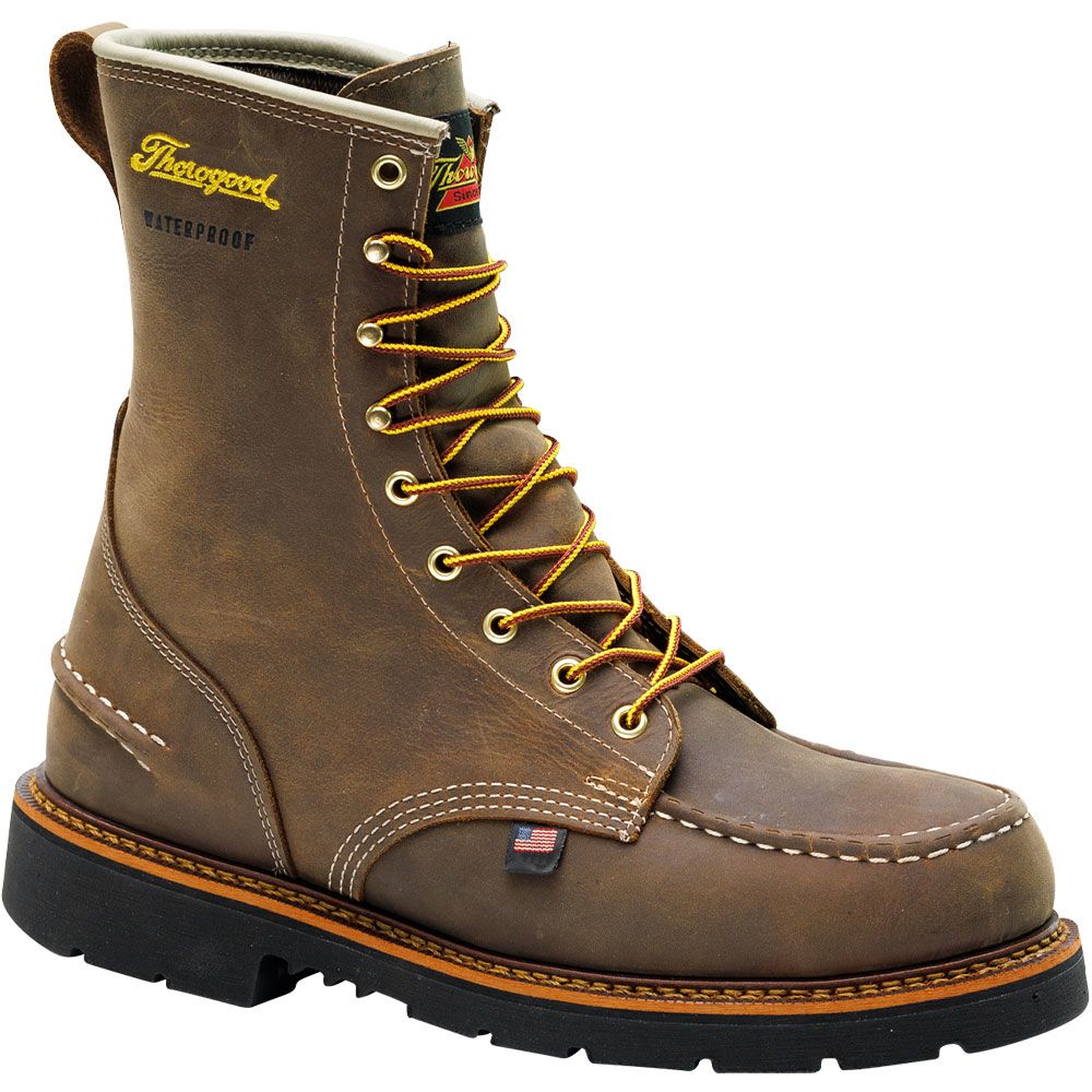 Thorogood 814-3890 1957 Wp 8" Non-Safety Toe Work Boots - Mens Crazyhorse