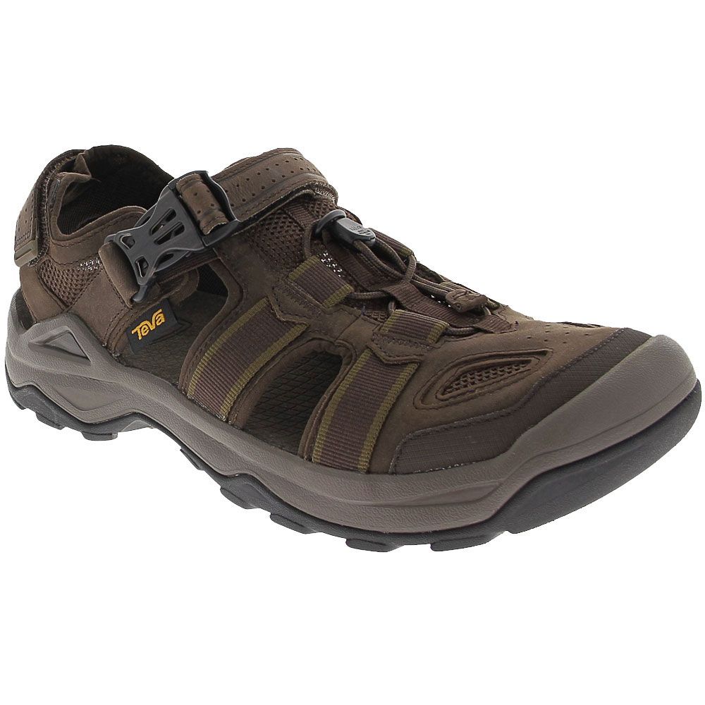 Teva Omnium 2 Leather Sandals - Mens Turkish Coffee