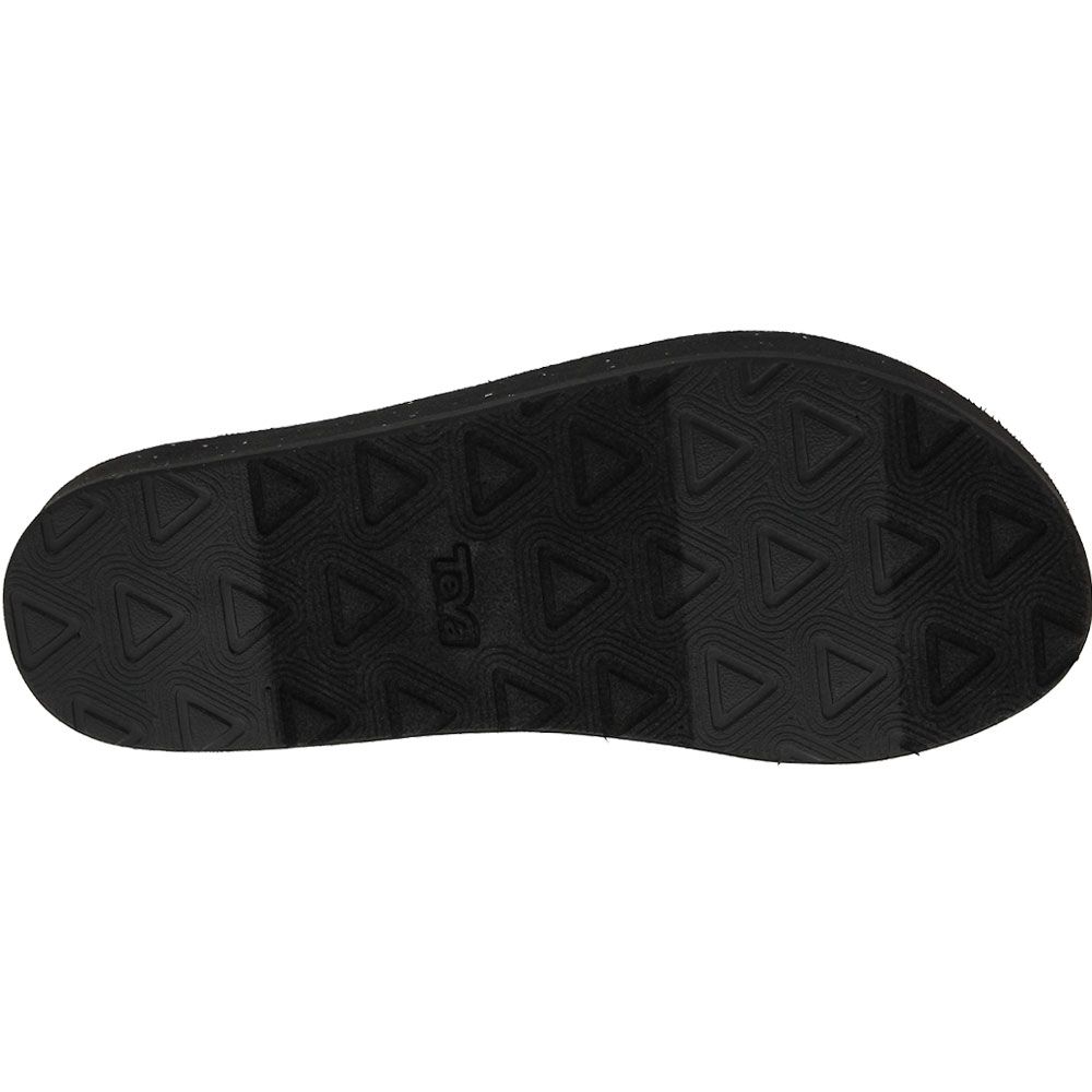 Teva Reflip Strappy Flip Flops - Womens Black Sole View