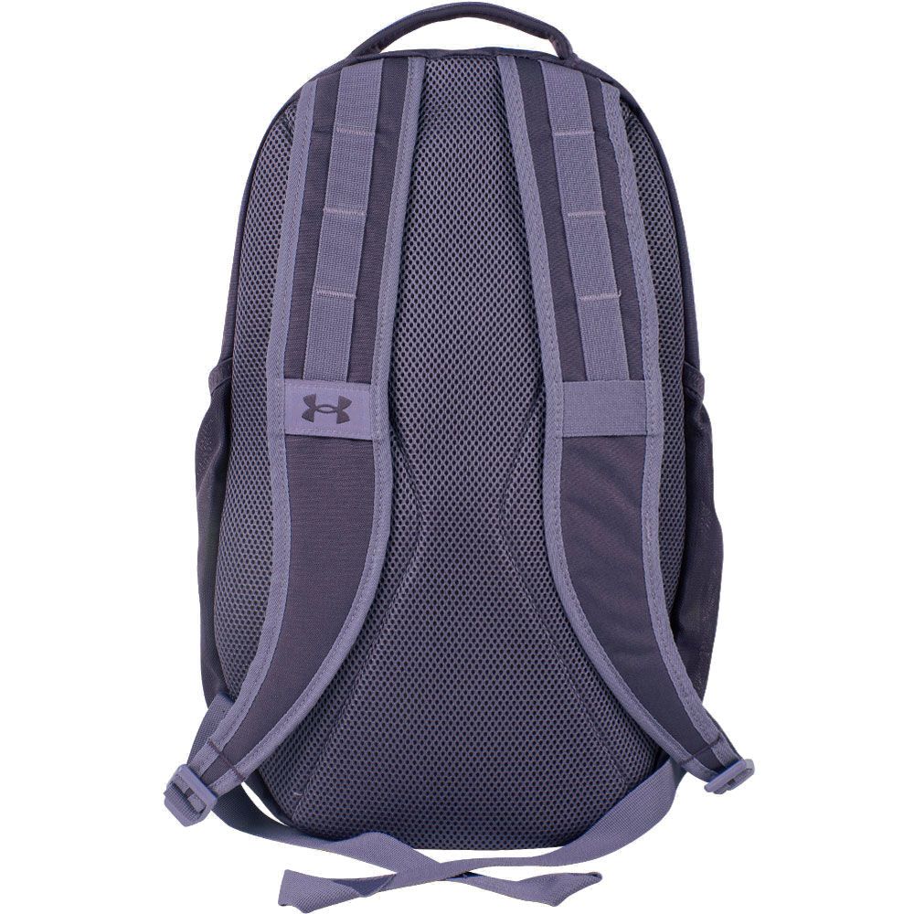 Under Armour Hustle 5 Backpack Bag Grey Light Blue View 2