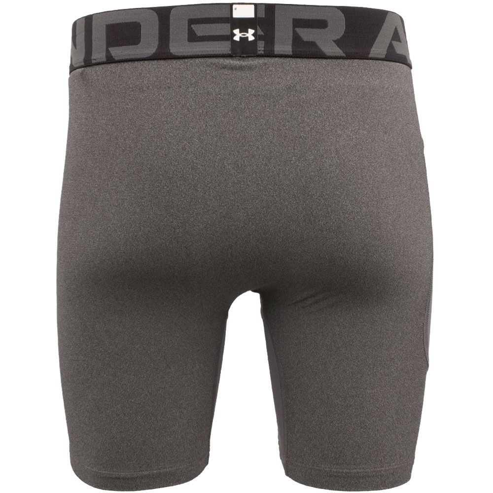 Under Armour HeatGear Armour Compression Shorts - Mens Carbon Heather View 2