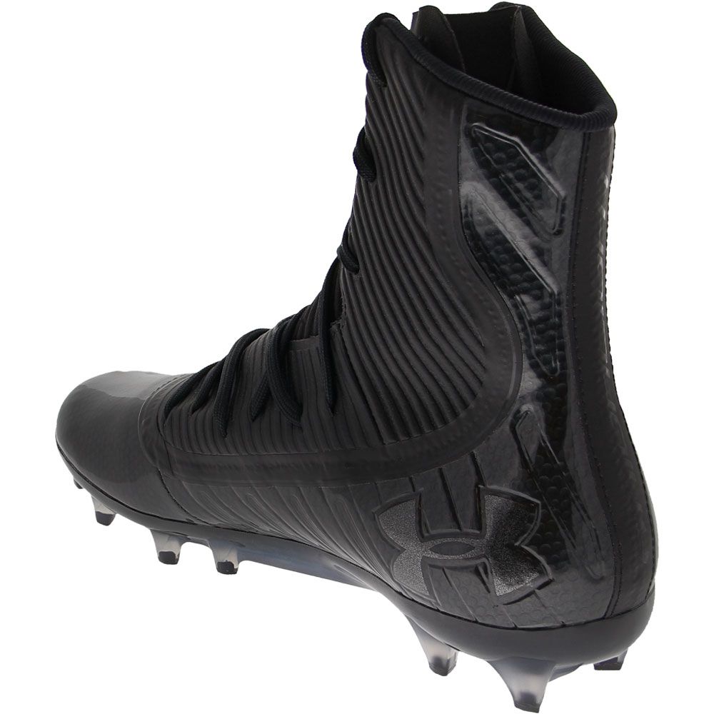 Under Armour Highlight Mc 2 Football Cleats - Mens Black Black Back View