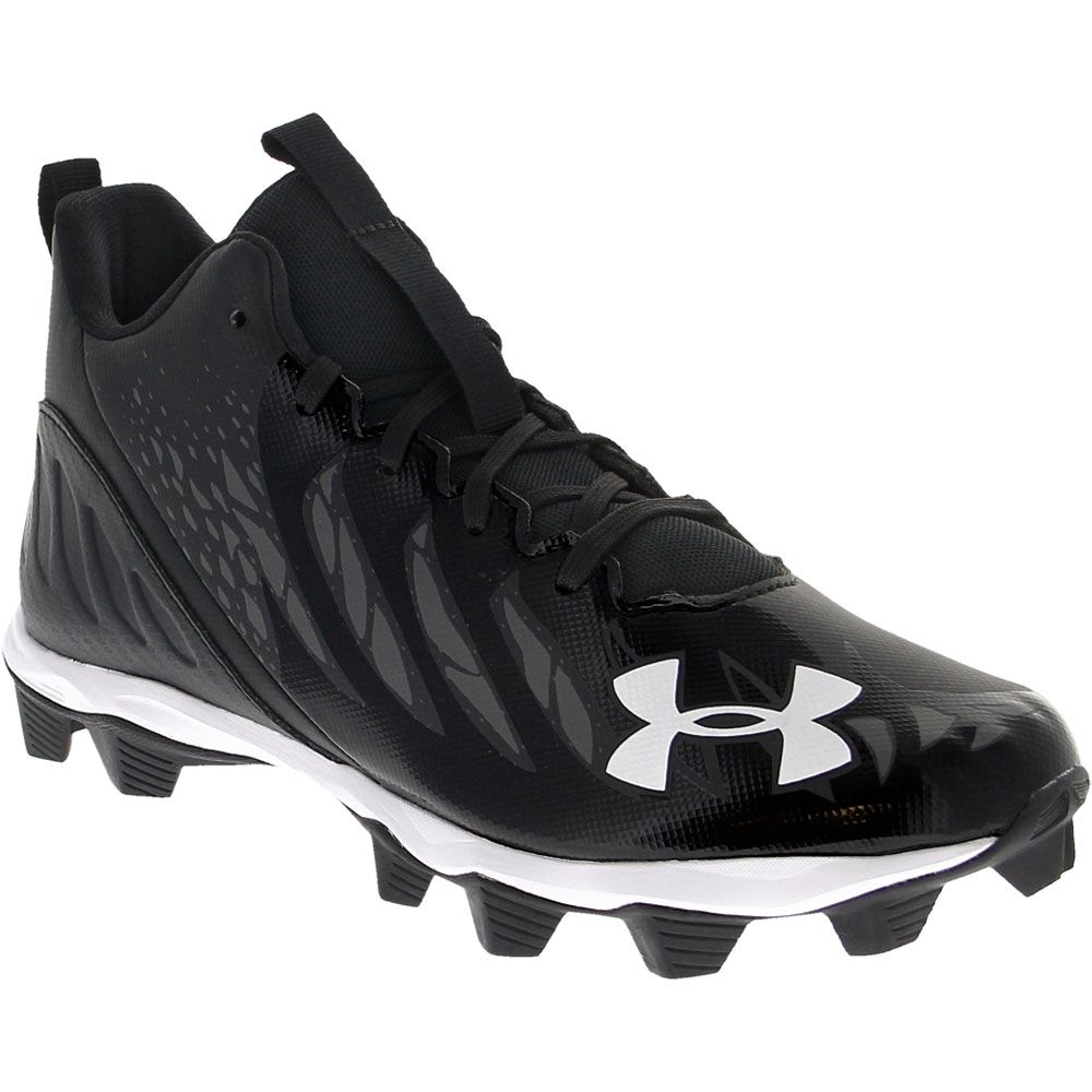 Under Armour Spotlight Franchise Football Cleats - Mens Black