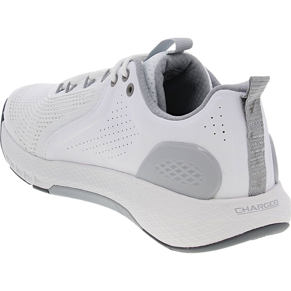 Under Armour Charged Commit TR 3 Training Shoes - Mens White Mod Gray Back View