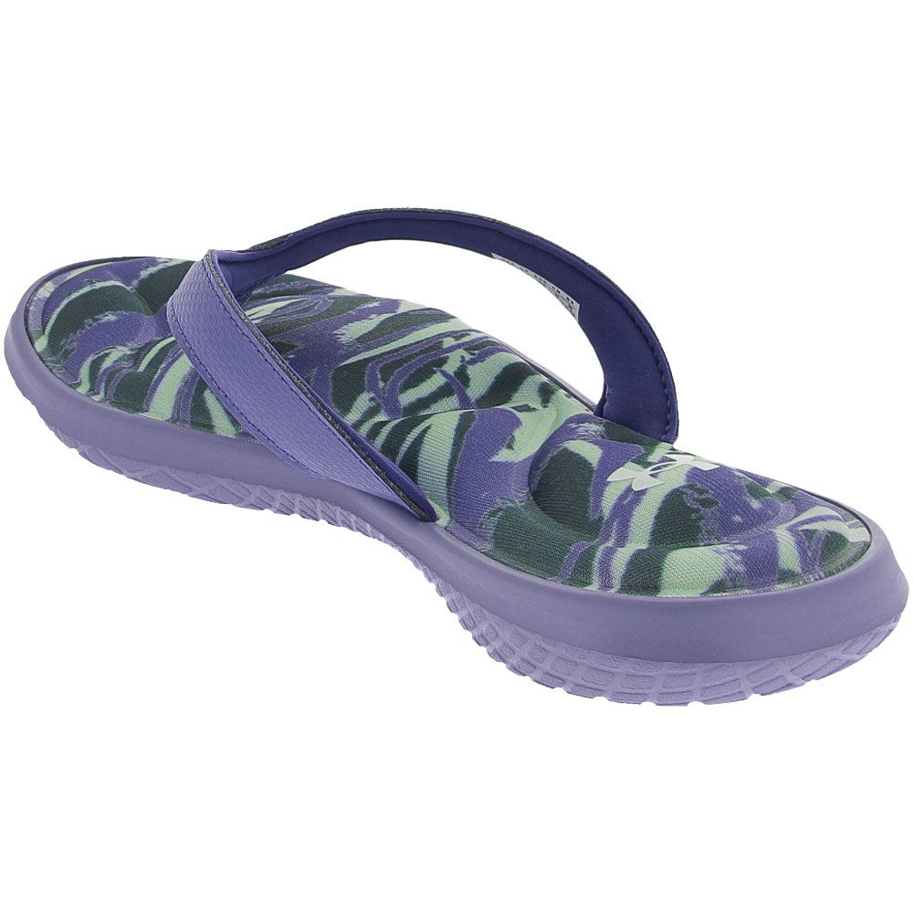 Under Armour Marbella VII Graphic F Water Sandals - Womens Starlight Breeze Purple Back View
