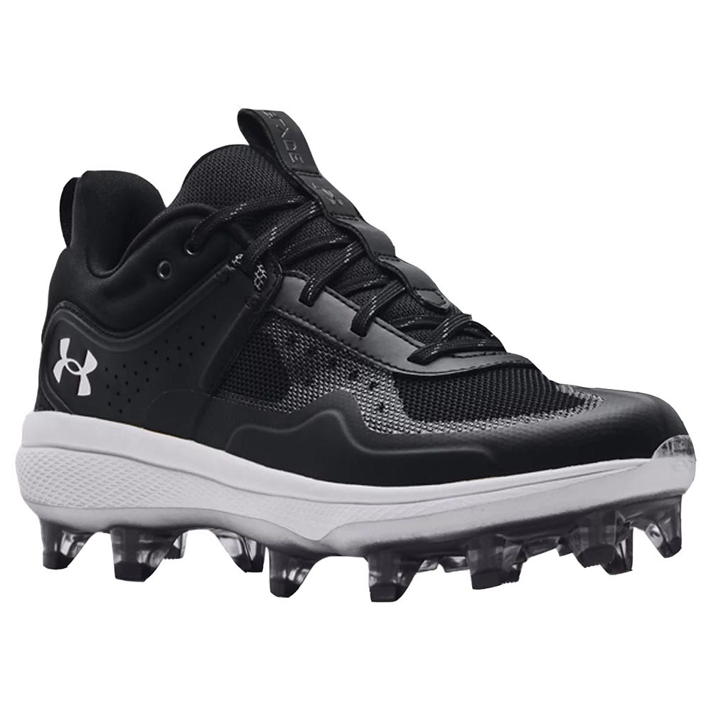 Under Armour Glyde Mt TPU FP Softball Cleats - Womens Black White