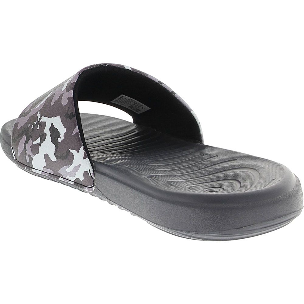 Under Armour Ansa Graphic Slide Sandals - Mens Rhino Grey Camo Back View