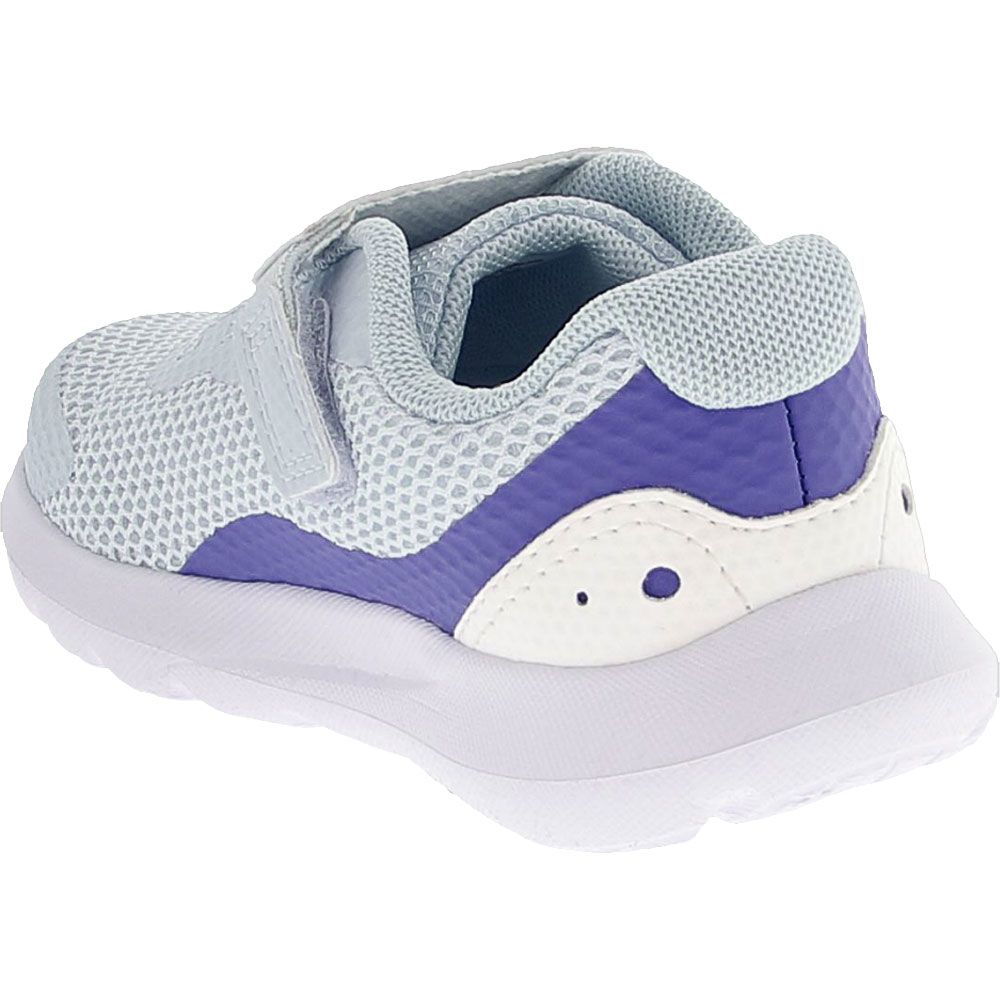 Under Armour Surge 3 AC Baby Toddler Athletic Shoes Oxford Blue White Back View
