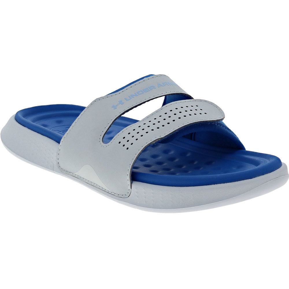 Under Armour Ansa Studio Sl Slide Sandals - Womens Royal White