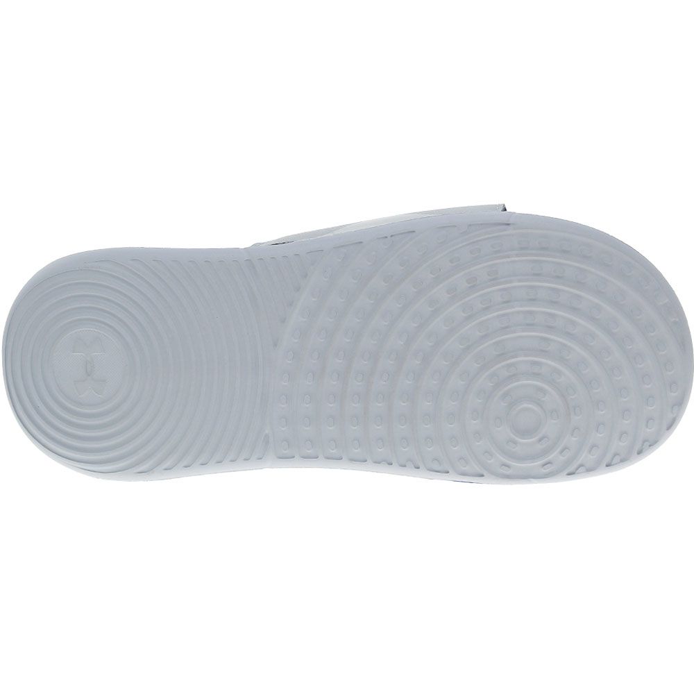 Under Armour Ansa Studio Sl Slide Sandals - Womens Royal White Sole View