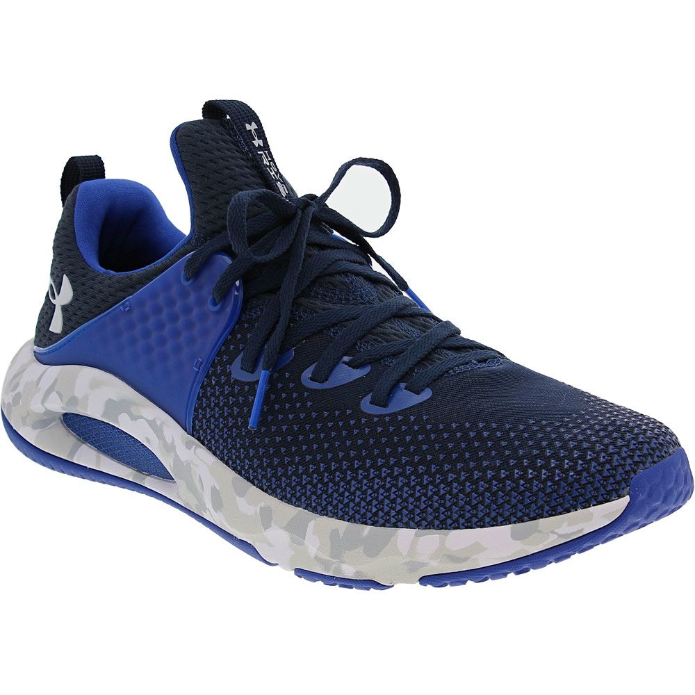 Under Armour Hovr Rise 3 Camo Training Shoes - Mens Blue Camo