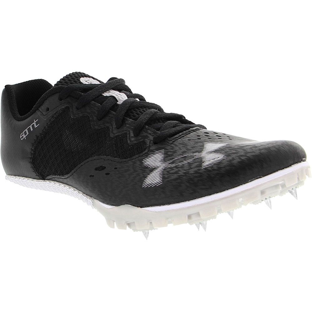 Under Armour UA Kick Sprint 4 Racing Flats - Mens Black White