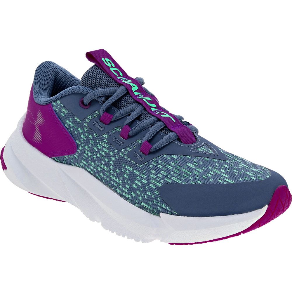 Under Armour Scramjet 5 GS Kids Running Shoes Aurora Purple Strobe