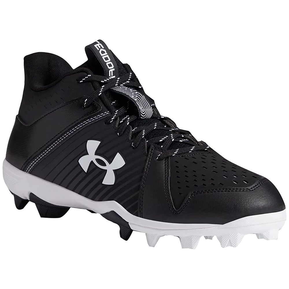 Under Armour Leadoff Rm Mid Baseball Cleats - Mens Black