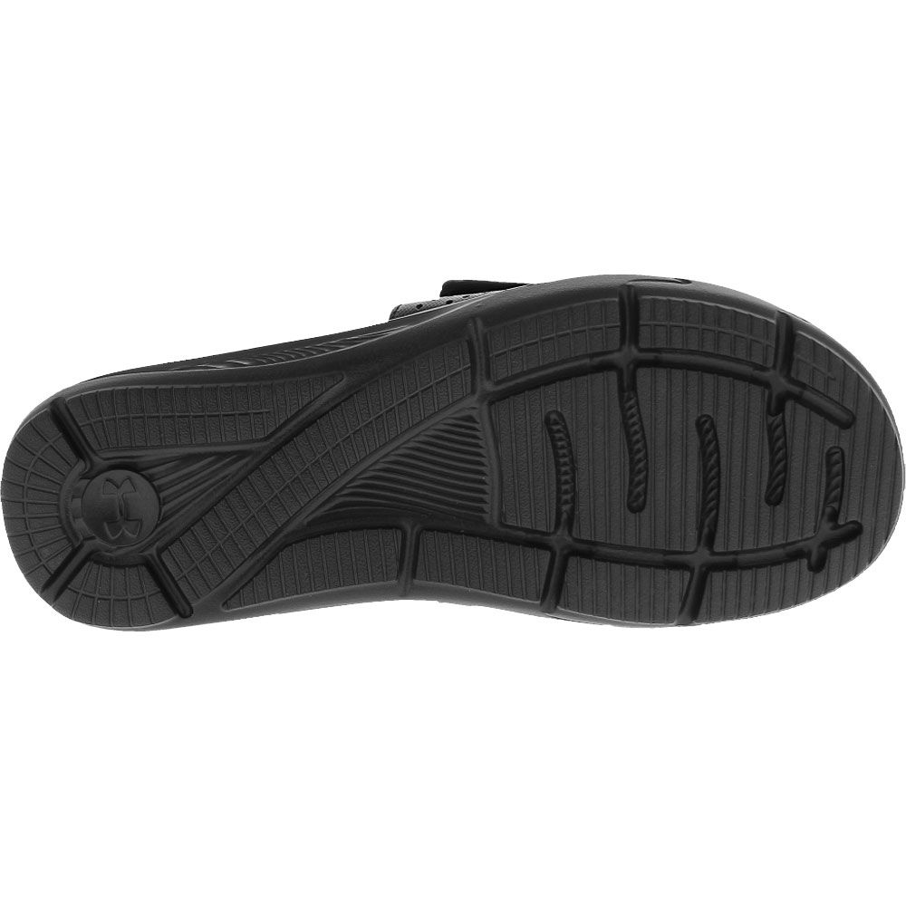 Under Armour Ignite Freedom Sl 2 Slide Mens Sandals Black Sole View