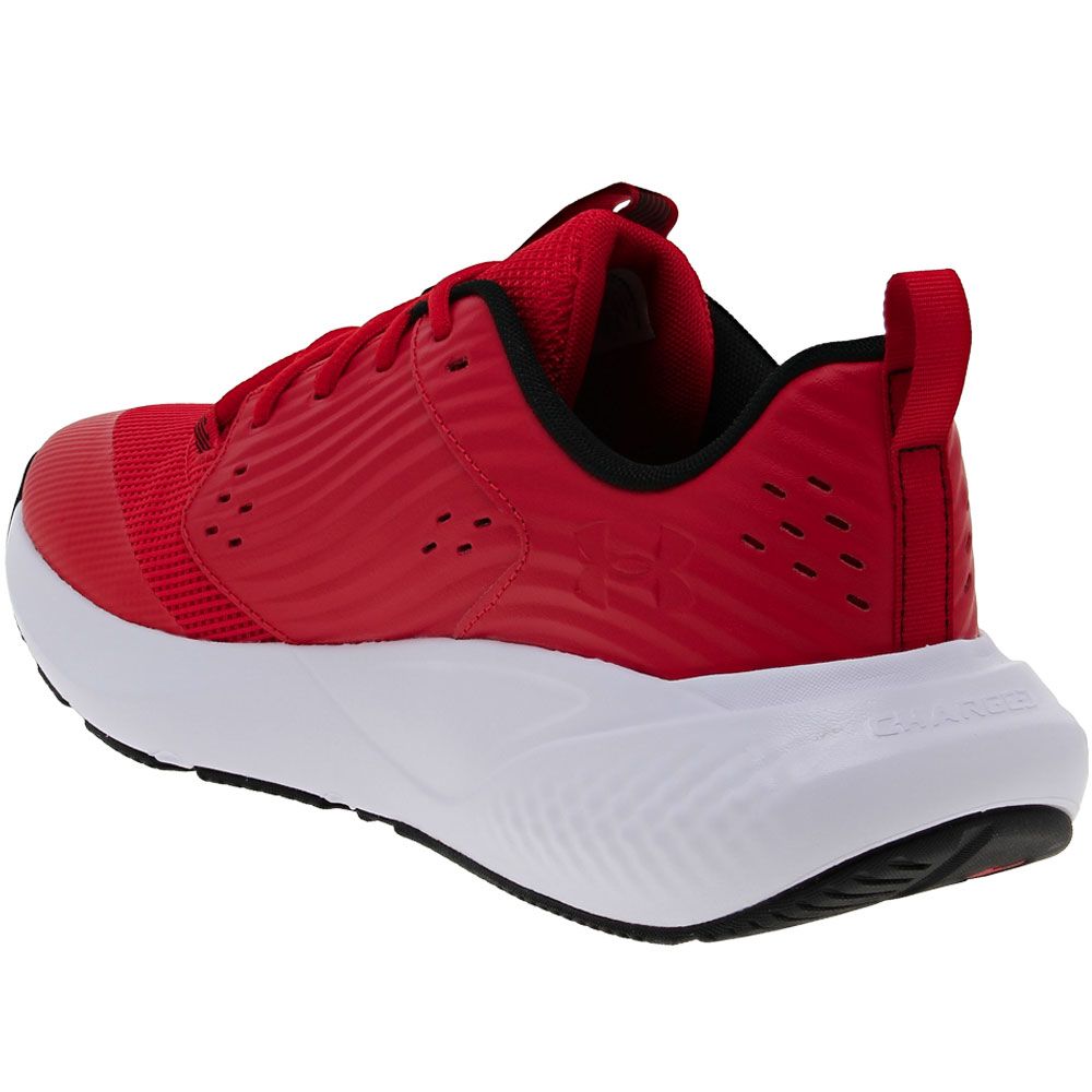 Under Armour Charged Commit TR 4 Training Shoes - Mens Red White Back View