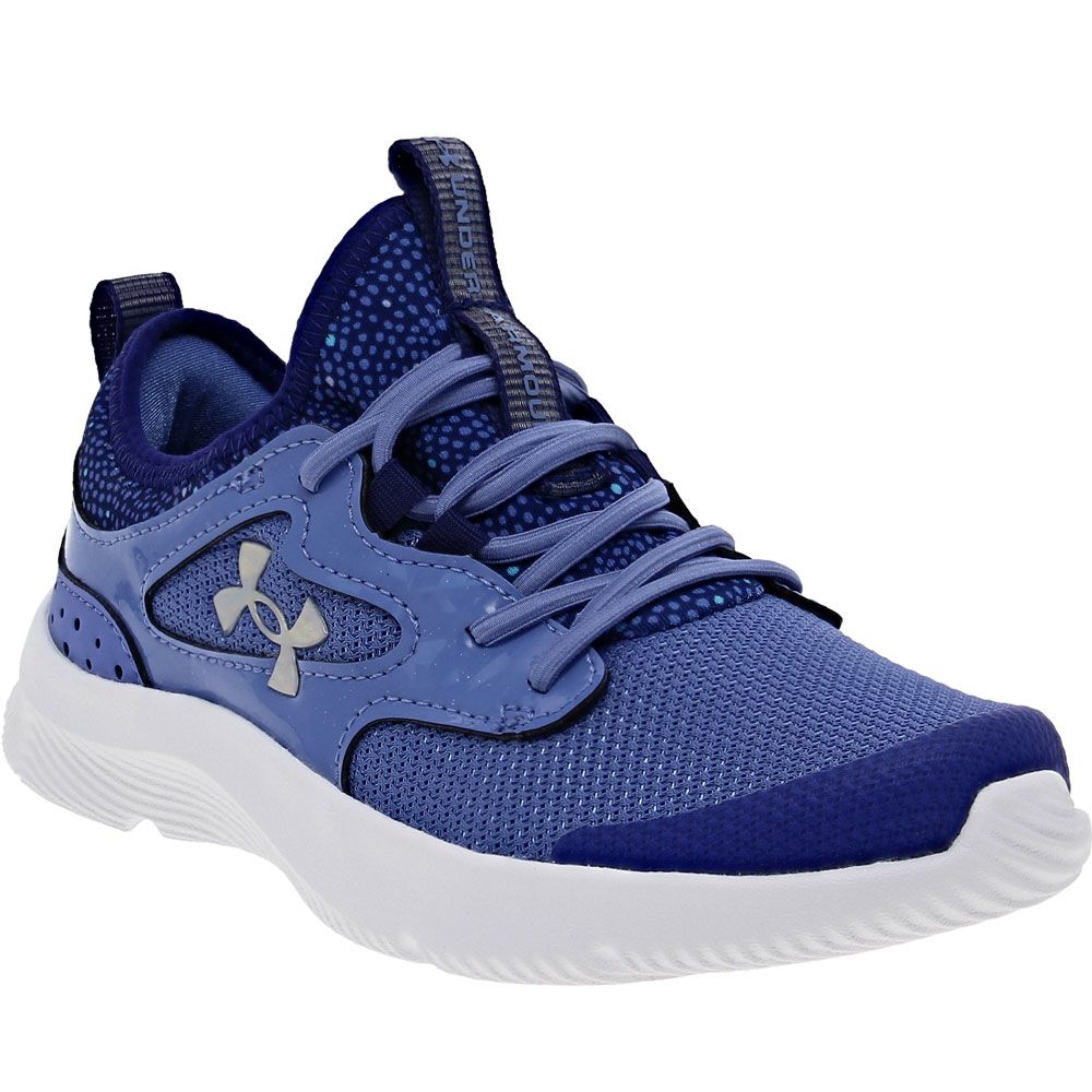 Under Armour Infinity 2 Print GPS Running - Girls Baja Blue Iridescent