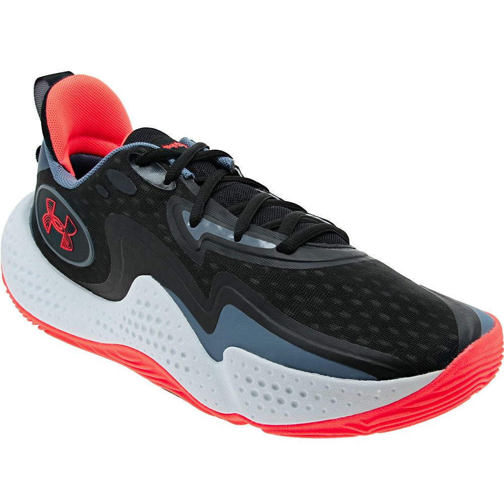 Under Armour Spawn 5 Basketball Shoes - Mens Black Gravel