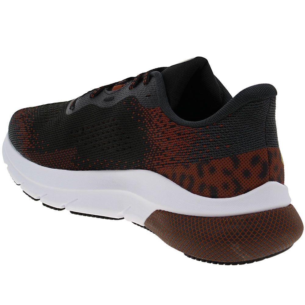 Under Armour HOVR Turbulence 2 Print Running Shoes - Womens Black White Back View