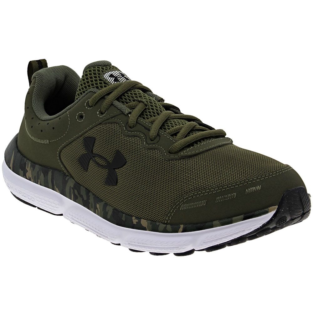 Under Armour Charged Assert 10 Camo Running Shoes - Mens Green Green