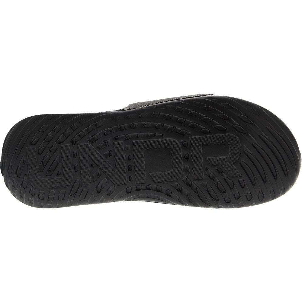 Under Armour Ignite Select Slide Sandals - Mens Black Sole View