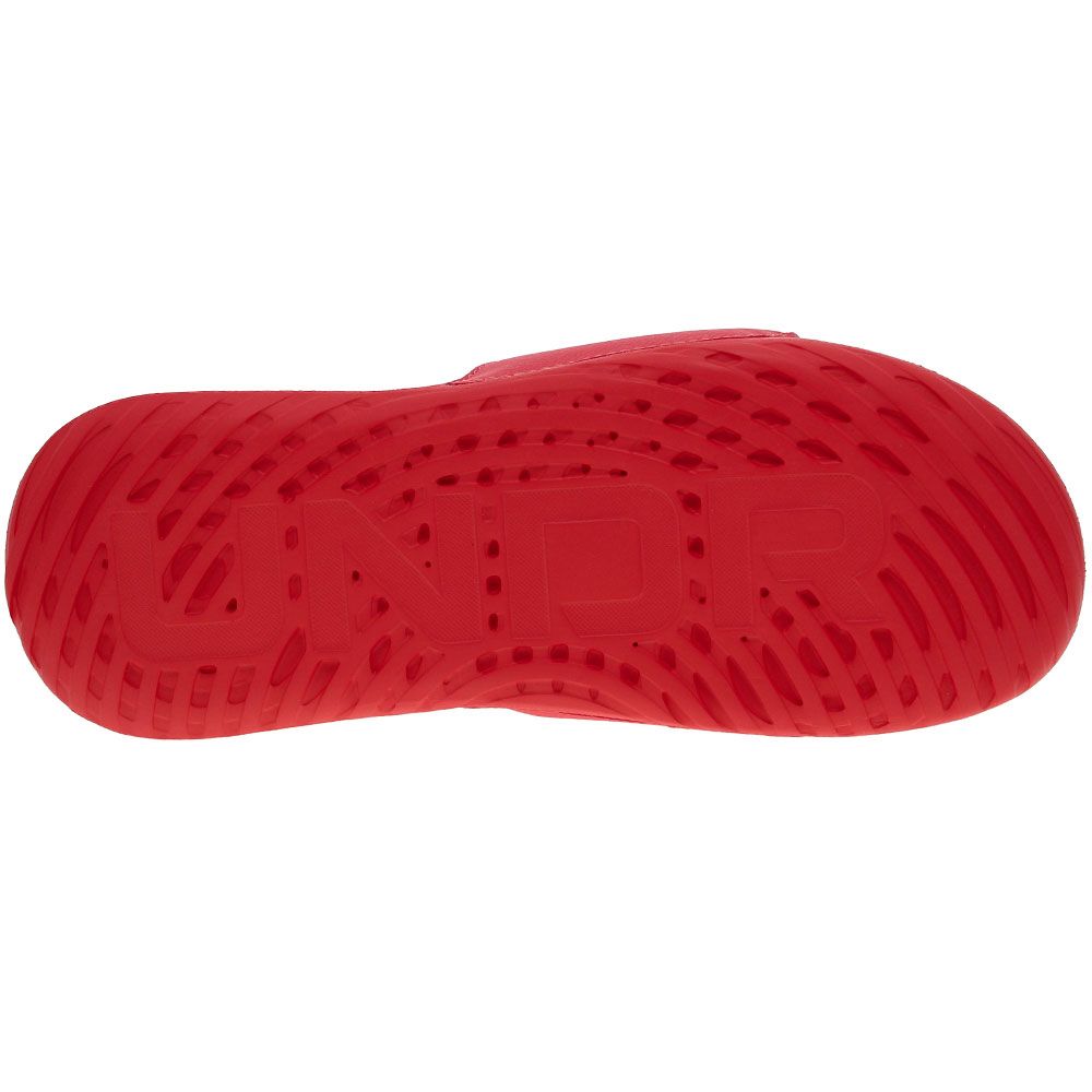 Under Armour Ignite Select Slide Sandals - Womens Red Sole View