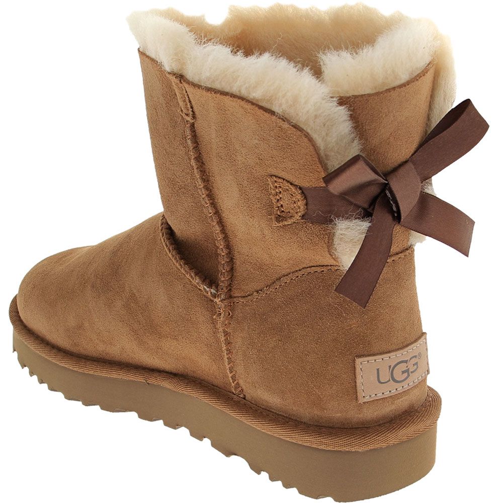 UGG® Bailey Bow Mini 2 Winter Boots - Womens Chestnut Back View