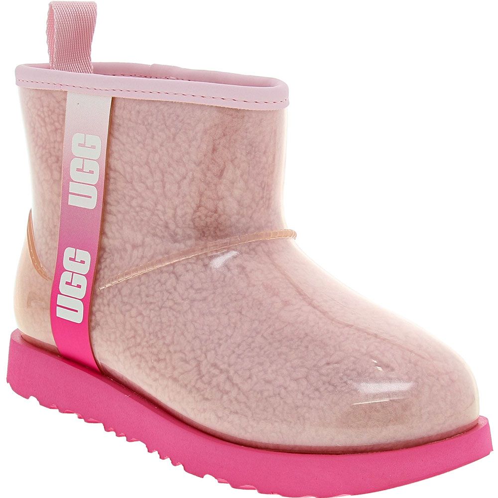 UGG® Classic Clear Mini Comfort Winter Boots - Girls Pink