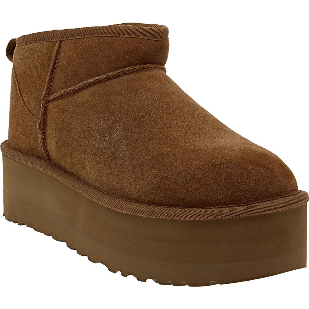 UGG® Classic Ultra Mini Platform Winter Boots - Womens Chestnut