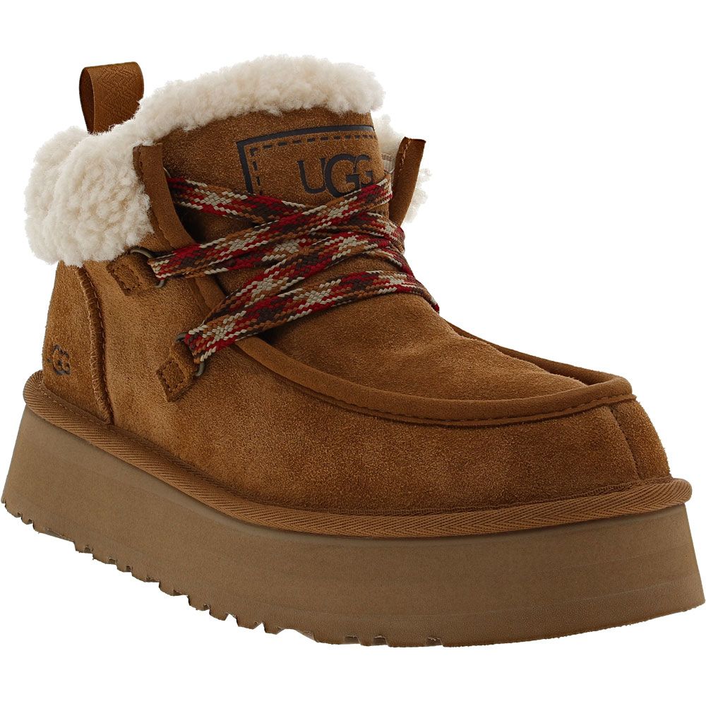 UGG® Funkarra Cabin Cuff Casual Boots - Womens Chestnut