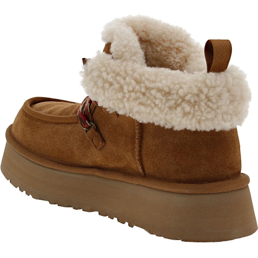 UGG® Funkarra Cabin Cuff Casual Boots - Womens Chestnut Back View