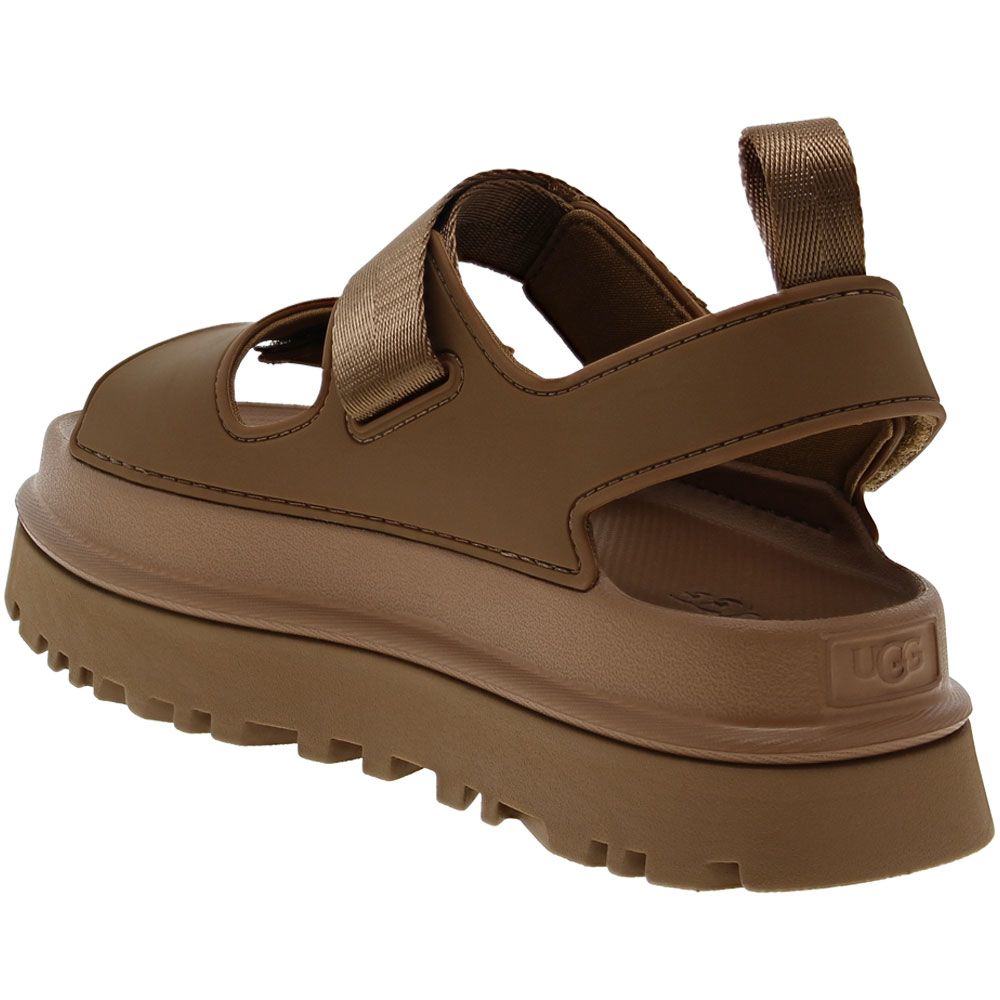 UGG® Goldenglow Sandals - Womens Brown Back View