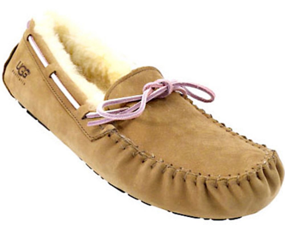 UGG® Dakota Sheepskin Slippers - Womens Tobacco Pink