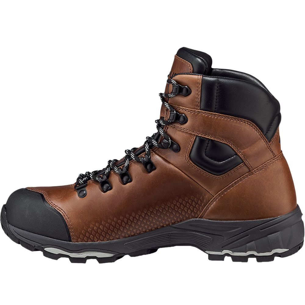 Vasque St Elias FG Gtx Hiking Boots - Mens Cognac Back View