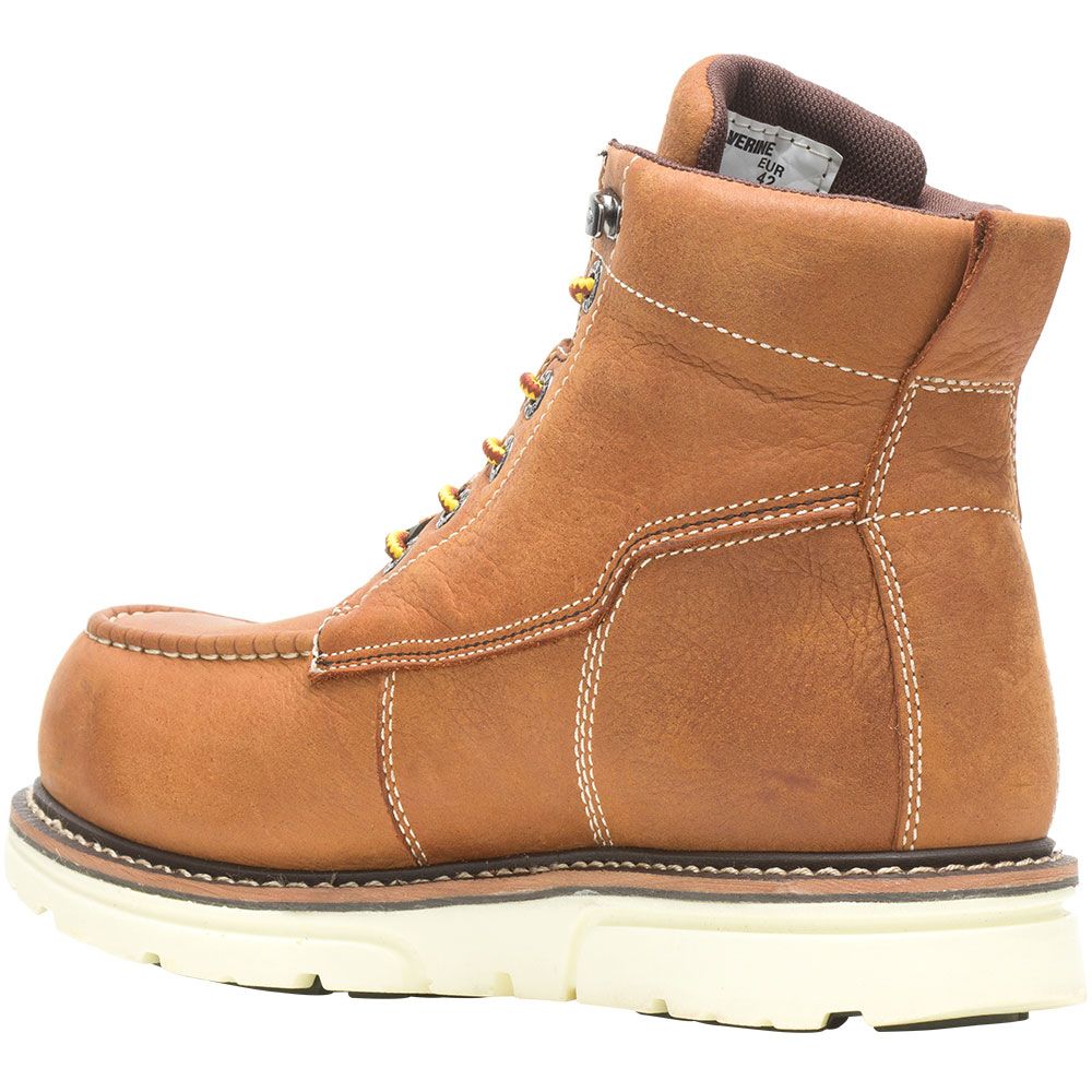 Wolverine I-90 Durashock Crbnmx Composite Toe Work Boots - Mens Tan Back View