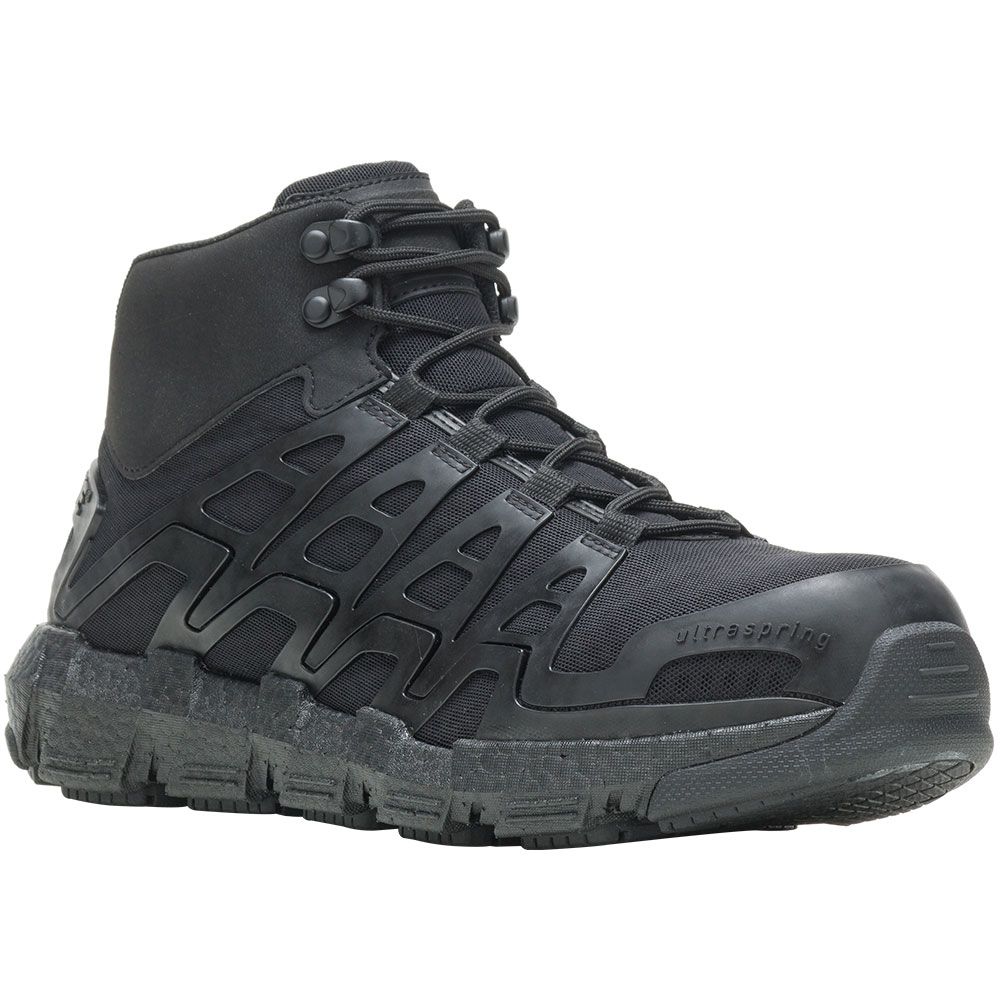 Wolverine Rev Durashocks Hi Composite Toe Work Boots - Mens Black