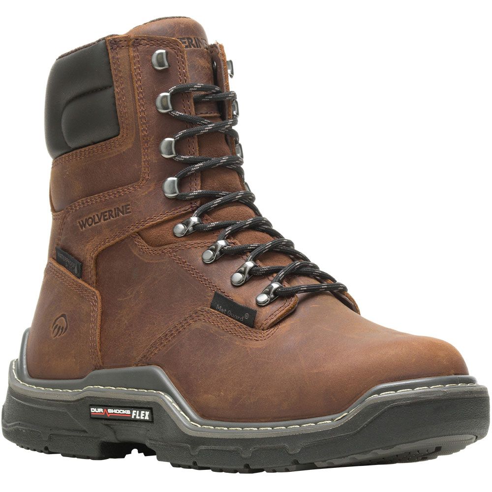 Wolverine 211167 Raider WP Metgrd Composite Toe Work Boots - Mens Peanut