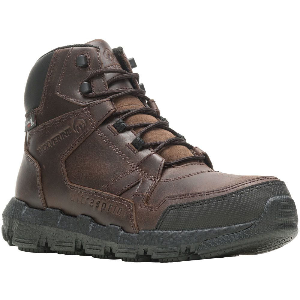 Wolverine 221038 Rev Ultraspring Crbmx Composite Toe Work Boots - Mens Brown