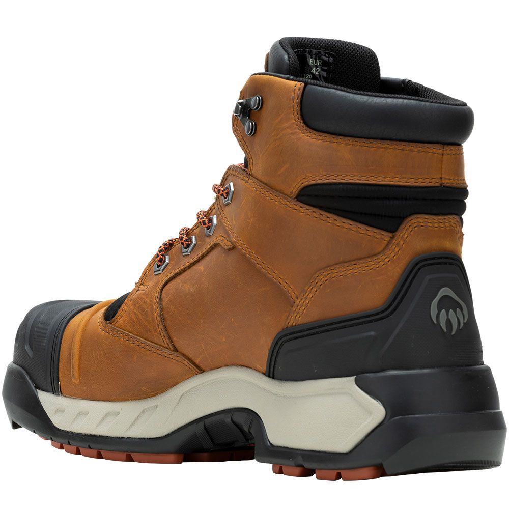 Wolverine 231093 Torque DuraShocks 6" Composite Toe Work Boots - Mens Unknown Back View