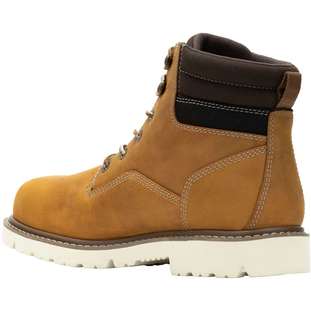 Wolverine 240008 6" Revival Non-Safety Toe Work Boots - Mens Wheat Back View