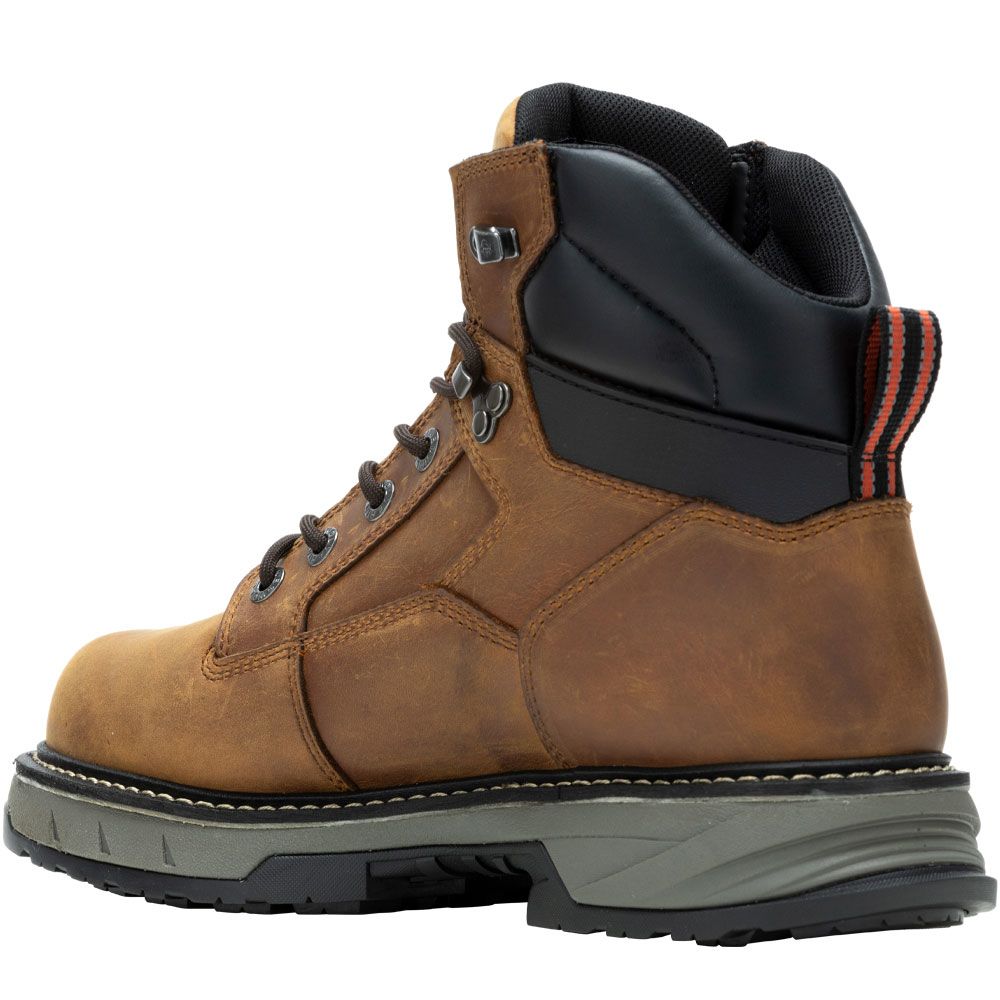 Wolverine ReForce 6" 240009 Non-Safety Toe Work Boots - Mens Cashew Back View