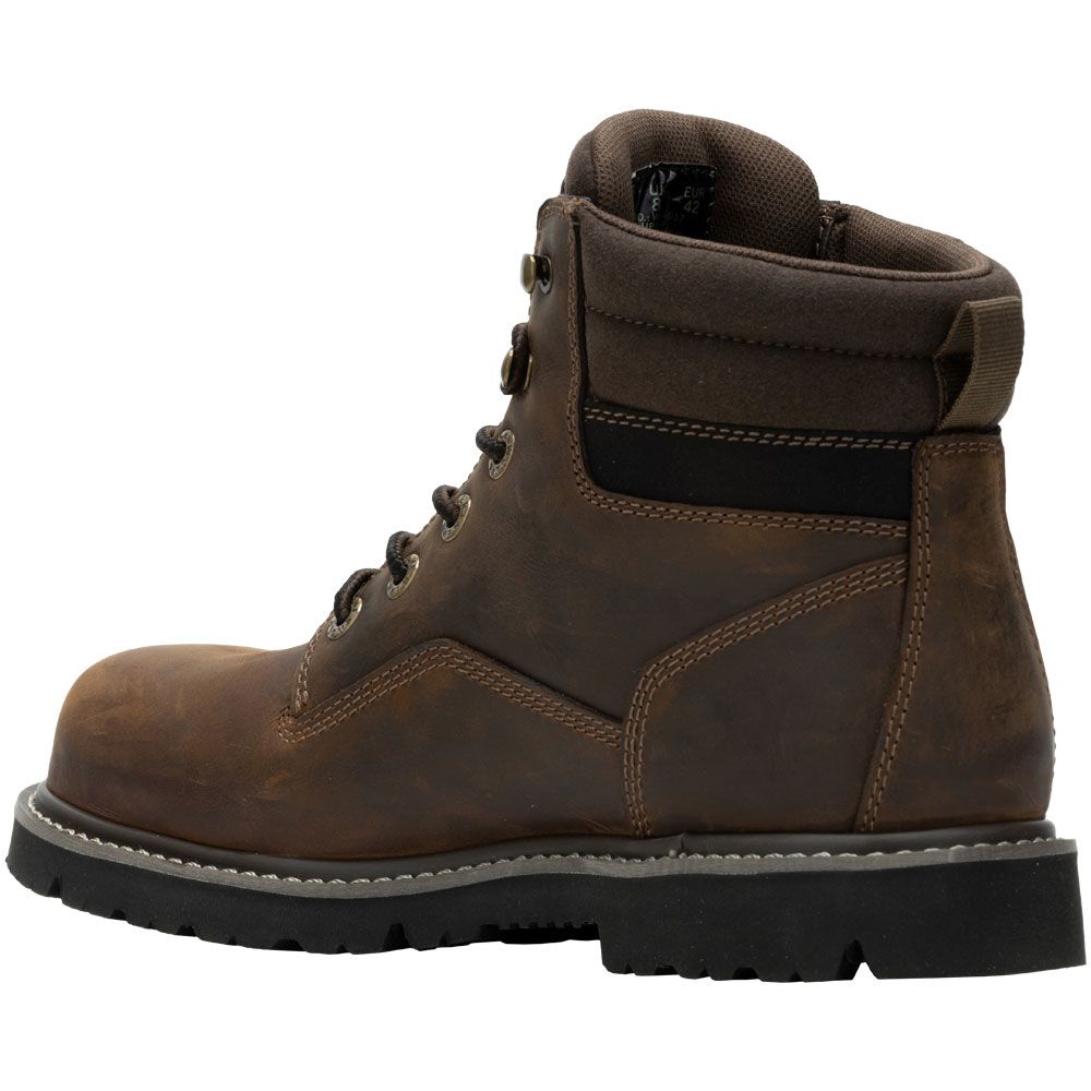 Wolverine 241017 6" Ct Revival Composite Toe Work Boots - Mens Dark Brown Back View