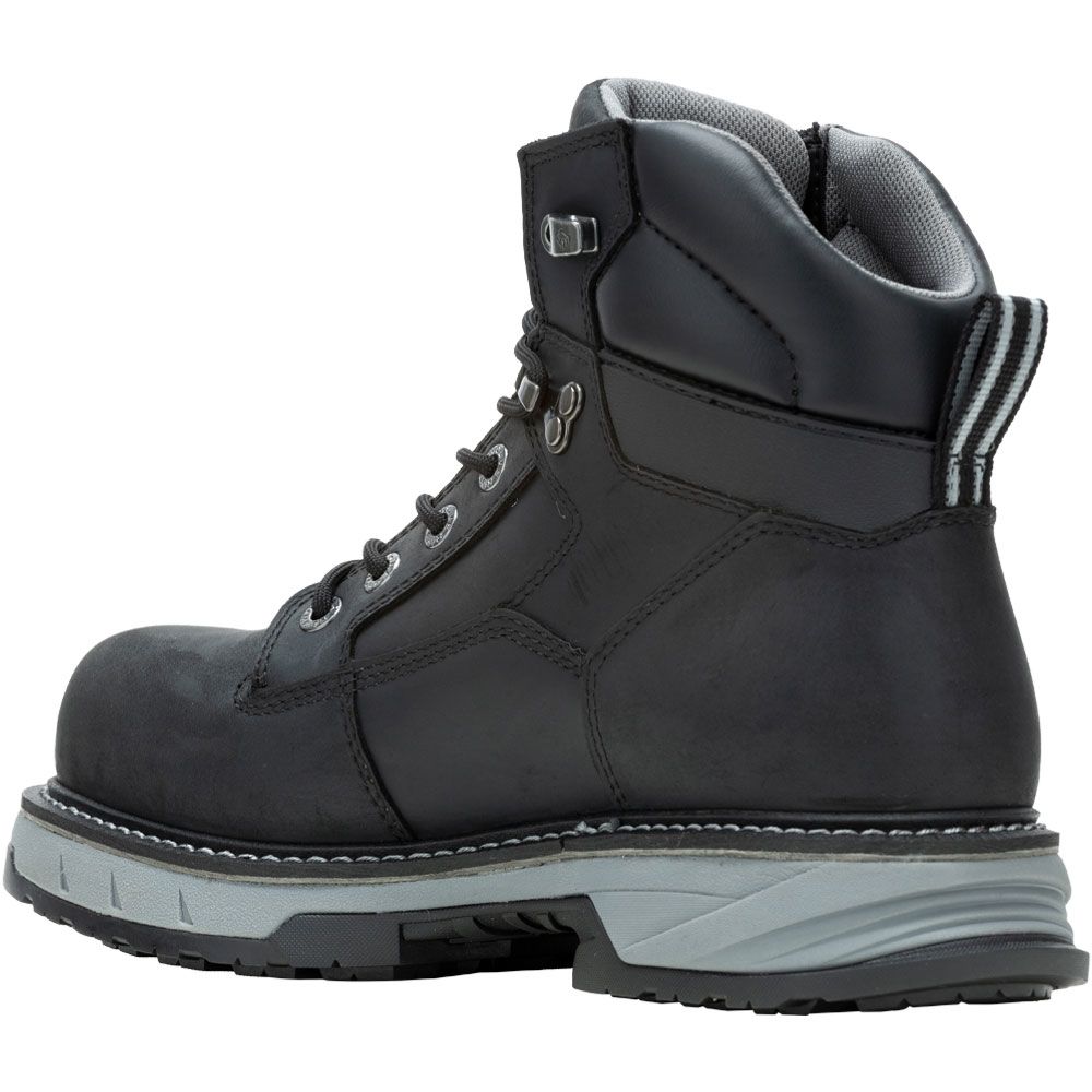 Wolverine ReForce 6" 241022 Composite Toe Work Boots - Mens Black Back View