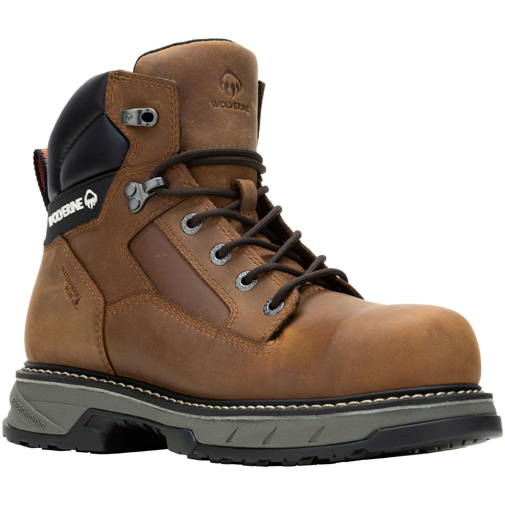 Wolverine ReForce 6" 241023 Composite Toe Work Boots - Mens Cashew