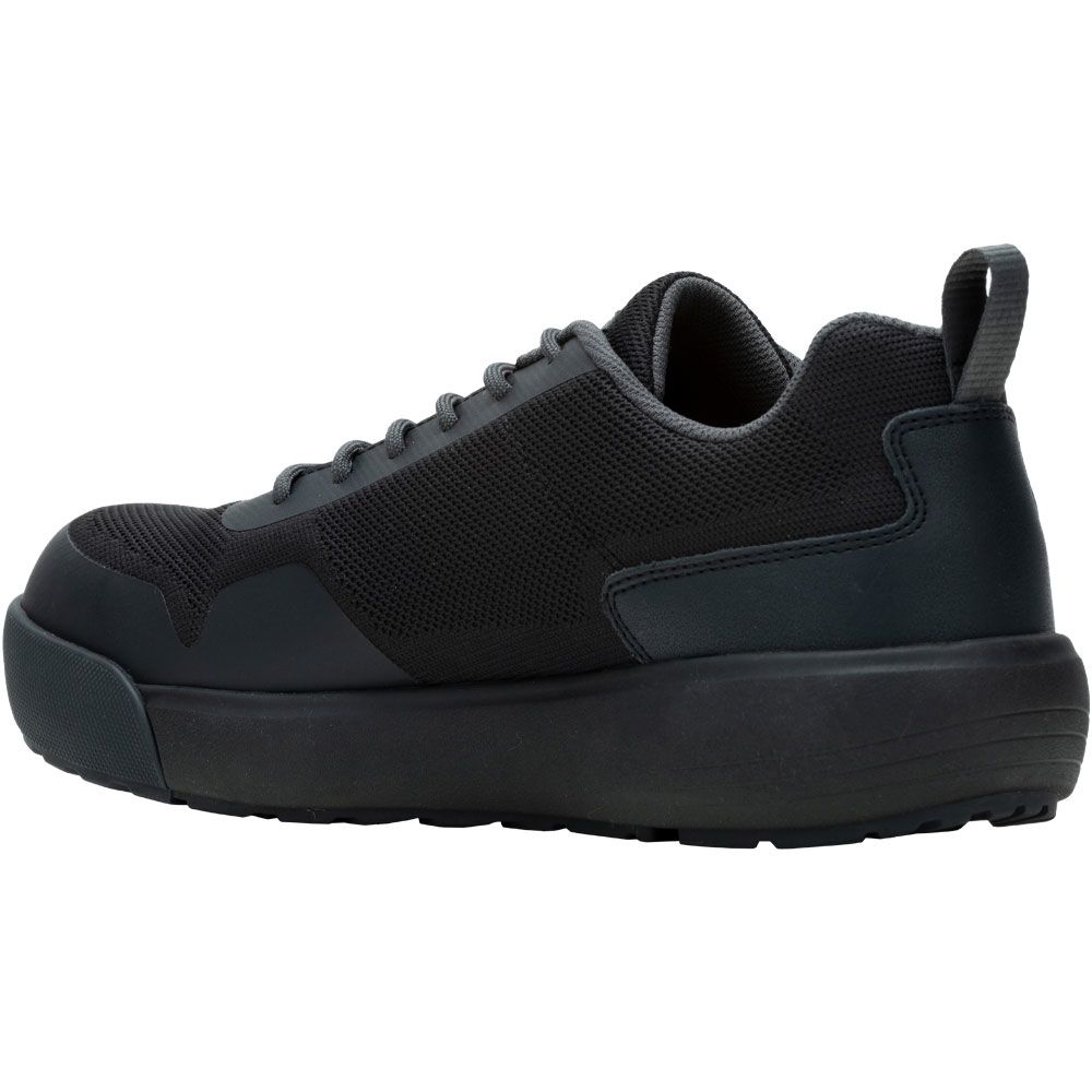 Wolverine Dart Knit 241028 Composite Toe Work Shoes - Mens Black Back View