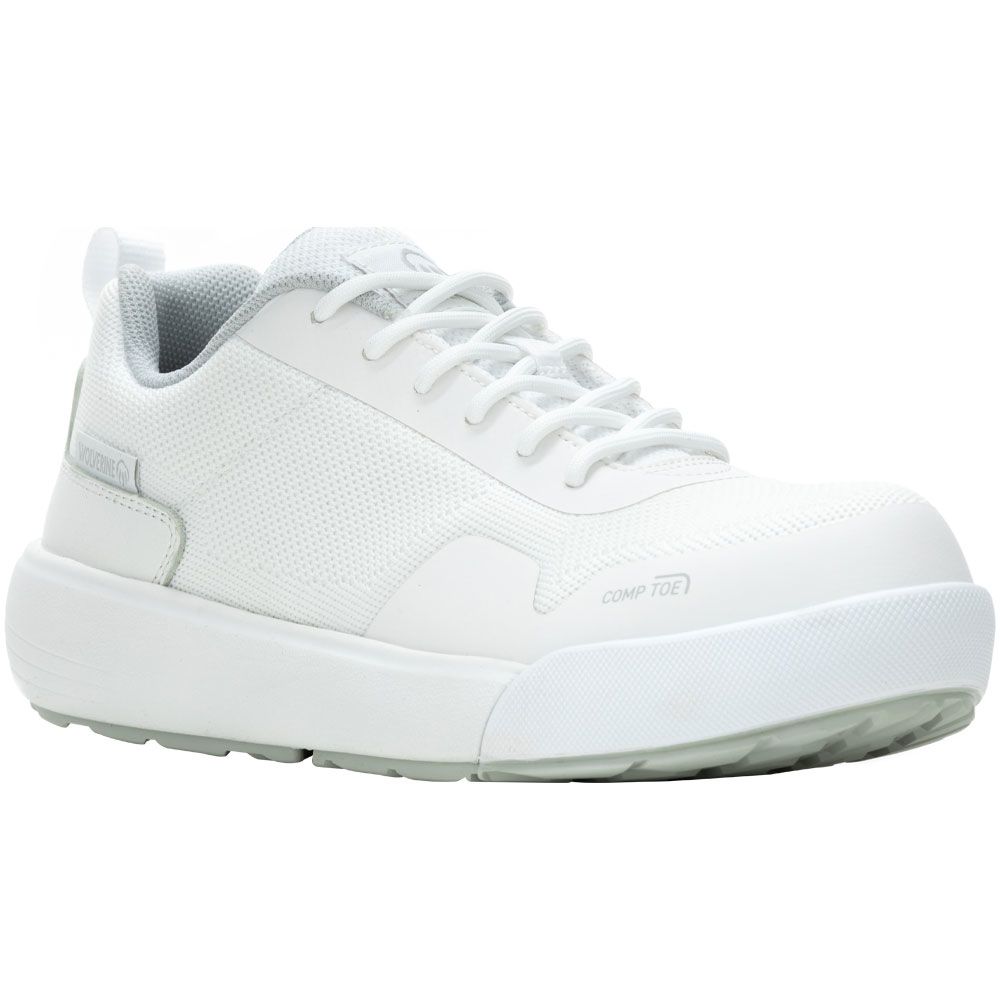 Wolverine Dart Knit 241043 Composite Toe Work Shoes - Womens White