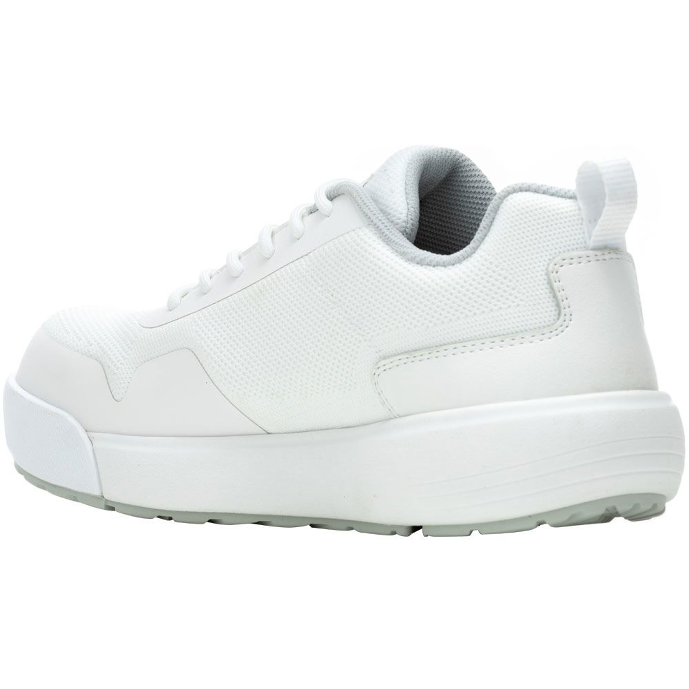 Wolverine Dart Knit 241043 Composite Toe Work Shoes - Womens White Back View