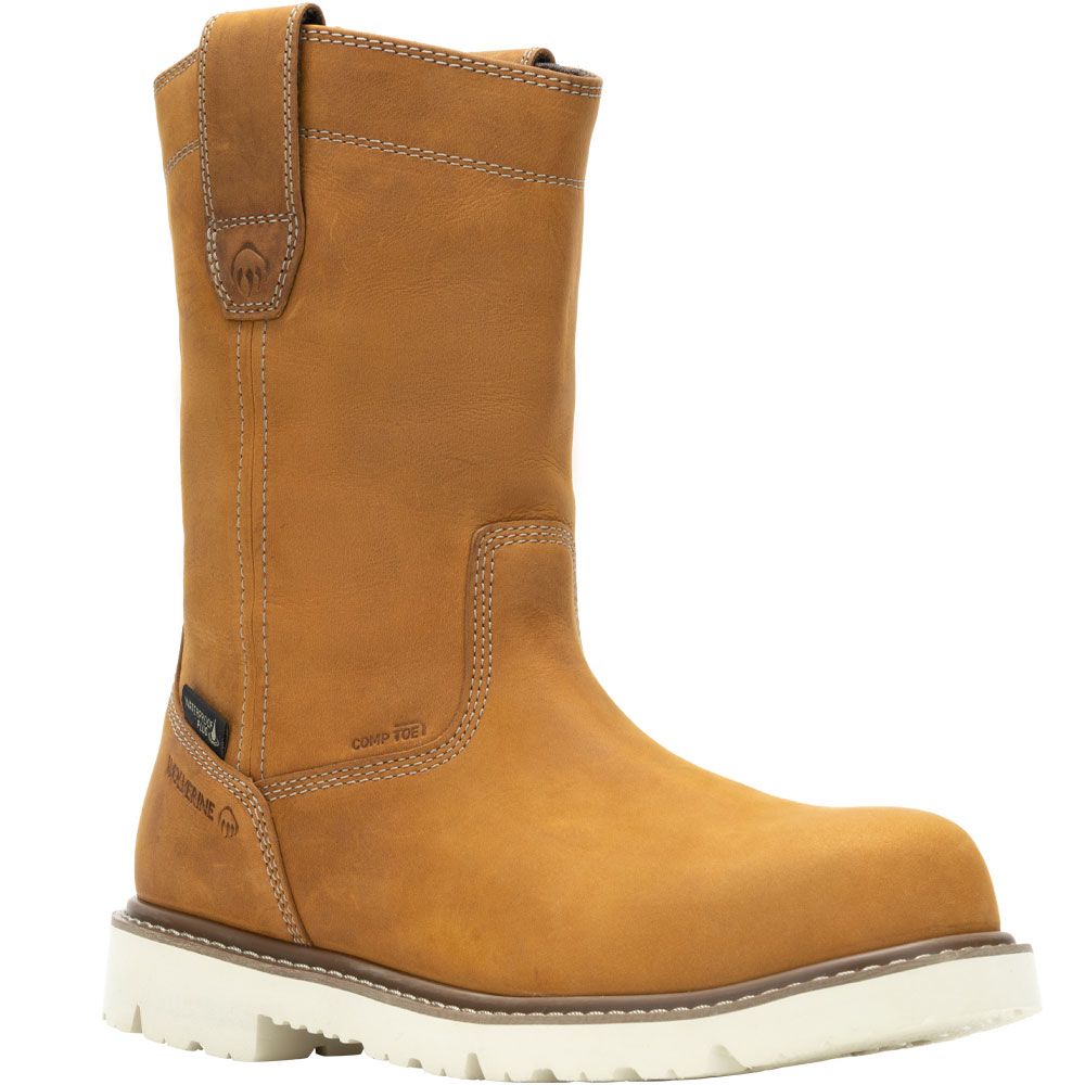 Wolverine 241070 10" Ct Revival Composite Toe Work Boots - Mens Wheat