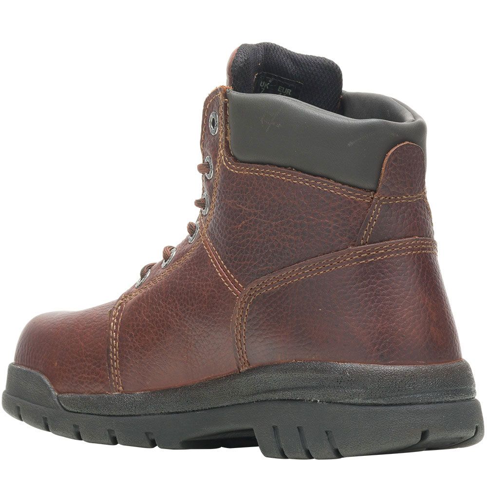 Wolverine 4713 Marquette Safety Toe Work Boots - Mens Walnut Back View
