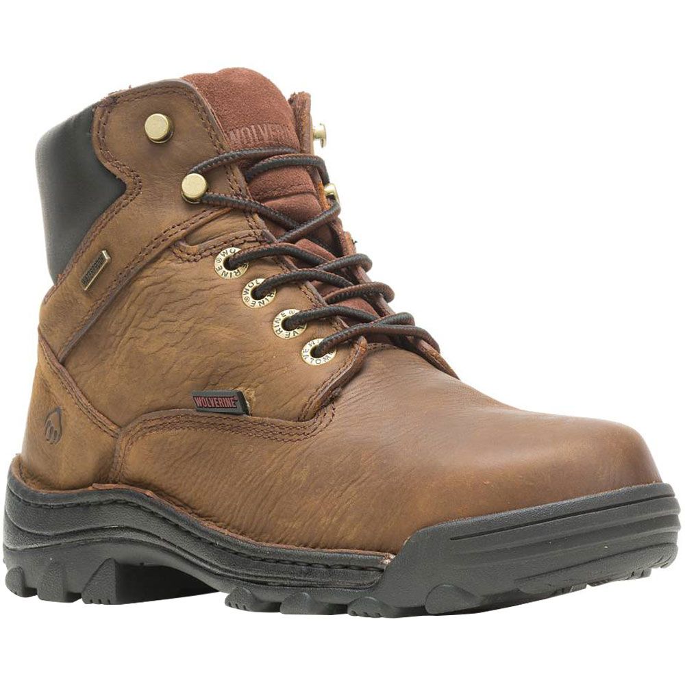 Wolverine Durbin Steel Toe Work Boots - Mens Brown